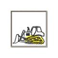 Picture of Construction Dozer _GroupedProduct_Square_Mini_ _GroupedProduct_Square_Canvas_Framed_