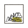 Picture of Construction Dozer _GroupedProduct_Square_Mini_ _GroupedProduct_Square_Canvas_Framed_