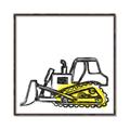 Picture of Construction Dozer _GroupedProduct_Square_Mini_ _GroupedProduct_Square_Canvas_Framed_