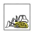 Picture of Construction Dozer _GroupedProduct_Square_Mini_ _GroupedProduct_Square_Canvas_Framed_