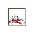 Picture of Construction Roller _GroupedProduct_Square_Mini_ _GroupedProduct_Square_Canvas_Framed_