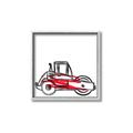 Picture of Construction Roller _GroupedProduct_Square_Mini_ _GroupedProduct_Square_Canvas_Framed_