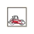 Picture of Construction Roller _GroupedProduct_Square_Mini_ _GroupedProduct_Square_Canvas_Framed_