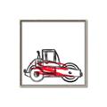 Picture of Construction Roller _GroupedProduct_Square_Mini_ _GroupedProduct_Square_Canvas_Framed_