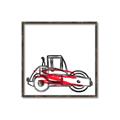 Picture of Construction Roller _GroupedProduct_Square_Mini_ _GroupedProduct_Square_Canvas_Framed_