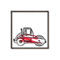 Picture of Construction Roller _GroupedProduct_Square_Mini_ _GroupedProduct_Square_Canvas_Framed_