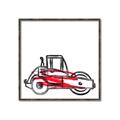 Picture of Construction Roller _GroupedProduct_Square_Mini_ _GroupedProduct_Square_Canvas_Framed_