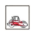 Picture of Construction Roller _GroupedProduct_Square_Mini_ _GroupedProduct_Square_Canvas_Framed_