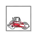 Picture of Construction Roller _GroupedProduct_Square_Mini_ _GroupedProduct_Square_Canvas_Framed_