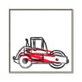 Picture of Construction Roller _GroupedProduct_Square_Mini_ _GroupedProduct_Square_Canvas_Framed_