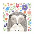 Picture of In the Garden Hedgehog _GroupedProduct_Square_Mini_ _GroupedProduct_Square_Unframed_Print_Only_