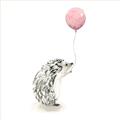 Picture of Hedgehog Balloons I _GroupedProduct_Square_Mini_ _GroupedProduct_Square_Unframed_Print_Only_