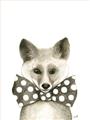 Picture of Baby Fox with Bow Tie _GroupedProduct_Rectangle_Portrait_Mini_ _GroupedProduct_Rectangle_Portrait_Unframed_Print_Only_