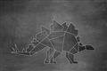 Picture of Geo Dino I Black  _GroupedProduct_Rectangle_Landscape_Mini_ _GroupedProduct_Rectangle_Landscape_Unframed_Print_Only_