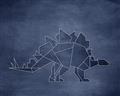 Picture of Geo Dino I  _GroupedProduct_Rectangle_Landscape_Mini_ _GroupedProduct_Rectangle_Landscape_Unframed_Print_Only_