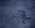 Picture of Geo Dino I  _GroupedProduct_Rectangle_Landscape_Mini_ _GroupedProduct_Rectangle_Landscape_Unframed_Print_Only_