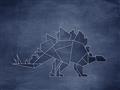 Picture of Geo Dino I  _GroupedProduct_Rectangle_Landscape_Mini_ _GroupedProduct_Rectangle_Landscape_Unframed_Print_Only_