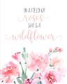 Picture of Be a Wild Flower _GroupedProduct_Rectangle_Portrait_Mini_ _GroupedProduct_Rectangle_Portrait_Unframed_Print_Only_