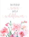 Picture of Be a Wild Flower _GroupedProduct_Rectangle_Portrait_Mini_ _GroupedProduct_Rectangle_Portrait_Unframed_Print_Only_