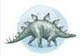 Picture of Stegosaurus _GroupedProduct_Rectangle_Landscape_Mini_ _GroupedProduct_Rectangle_Landscape_Unframed_Print_Only_