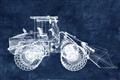 Picture of Tractor Navy I  _GroupedProduct_Rectangle_Landscape_Mini_ _GroupedProduct_Rectangle_Landscape_Unframed_Print_Only_