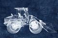 Picture of Tractor Navy I  _GroupedProduct_Rectangle_Landscape_Mini_ _GroupedProduct_Rectangle_Landscape_Unframed_Print_Only_