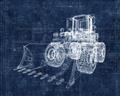Picture of Tractor Blueprint ll _GroupedProduct_Rectangle_Landscape_Mini_ _GroupedProduct_Rectangle_Landscape_Unframed_Print_Only_