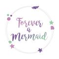 Picture of Forever a Mermaid II _GroupedProduct_Square_Mini_ _GroupedProduct_Square_Unframed_Print_Only_