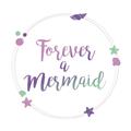 Picture of Forever a Mermaid II _GroupedProduct_Square_Mini_ _GroupedProduct_Square_Unframed_Print_Only_