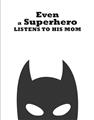Picture of Superhero Listens II _GroupedProduct_Rectangle_Portrait_Mini_ _GroupedProduct_Rectangle_Portrait_Unframed_Print_Only_