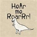 Picture of Hear me Roar Beige Bkg _GroupedProduct_Square_Mini_ _GroupedProduct_Square_Unframed_Print_Only_