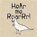 Picture of Hear me Roar Beige Bkg _GroupedProduct_Square_Mini_ _GroupedProduct_Square_Unframed_Print_Only_