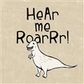 Picture of Hear me Roar Beige Bkg _GroupedProduct_Square_Mini_ _GroupedProduct_Square_Unframed_Print_Only_