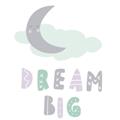 Picture of Dream Big Pastel _GroupedProduct_Square_Mini_ _GroupedProduct_Square_Unframed_Print_Only_