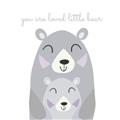 Picture of Loved Little Bear _GroupedProduct_Square_Mini_ _GroupedProduct_Square_Unframed_Print_Only_