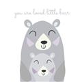 Picture of Loved Little Bear _GroupedProduct_Square_Mini_ _GroupedProduct_Square_Unframed_Print_Only_