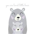Picture of Loved Little Bear _GroupedProduct_Square_Mini_ _GroupedProduct_Square_Unframed_Print_Only_