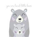 Picture of Loved Little Bear _GroupedProduct_Square_Mini_ _GroupedProduct_Square_Unframed_Print_Only_