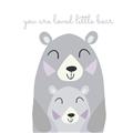 Picture of Loved Little Bear _GroupedProduct_Square_Mini_ _GroupedProduct_Square_Unframed_Print_Only_