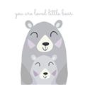 Picture of Loved Little Bear _GroupedProduct_Square_Mini_ _GroupedProduct_Square_Unframed_Print_Only_