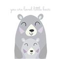 Picture of Loved Little Bear _GroupedProduct_Square_Mini_ _GroupedProduct_Square_Unframed_Print_Only_