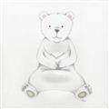 Picture of Nursery Polar Bear _GroupedProduct_Square_Mini_ _GroupedProduct_Square_Unframed_Print_Only_