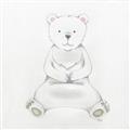 Picture of Nursery Polar Bear _GroupedProduct_Square_Mini_ _GroupedProduct_Square_Unframed_Print_Only_
