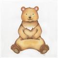 Picture of Nursery Bear _GroupedProduct_Square_Mini_ _GroupedProduct_Square_Unframed_Print_Only_