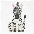 Picture of Nursery Zebra _GroupedProduct_Square_Mini_ _GroupedProduct_Square_Unframed_Print_Only_