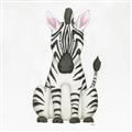 Picture of Nursery Zebra _GroupedProduct_Square_Mini_ _GroupedProduct_Square_Unframed_Print_Only_