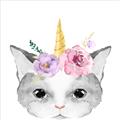 Picture of Caticorn _GroupedProduct_Square_Mini_ _GroupedProduct_Square_Unframed_Print_Only_