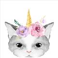 Picture of Caticorn _GroupedProduct_Square_Mini_ _GroupedProduct_Square_Unframed_Print_Only_