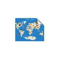 Picture of Animals Map Blue _GroupedProduct_Rectangle_Landscape_Unframed_Print_Only_