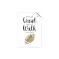 Picture of Crawl Walk Football _GroupedProduct_Rectangle_Portrait_Mini_ _GroupedProduct_Rectangle_Portrait_Unframed_Print_Only_